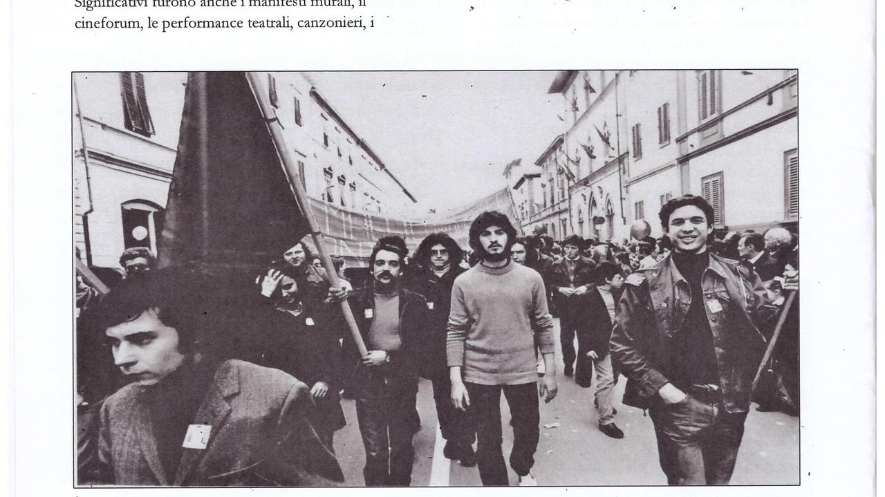 Un'immagine della occupazione della ex pretura