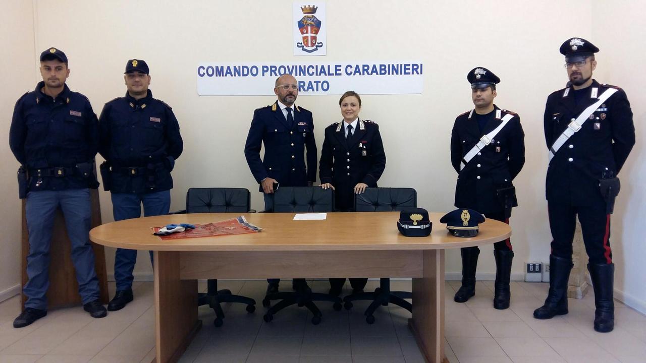 La conferenza stampa al Comando provinciale dei carabinieri