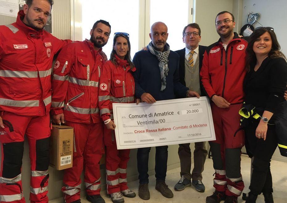 Croce Rossa, missione Amatrice 
