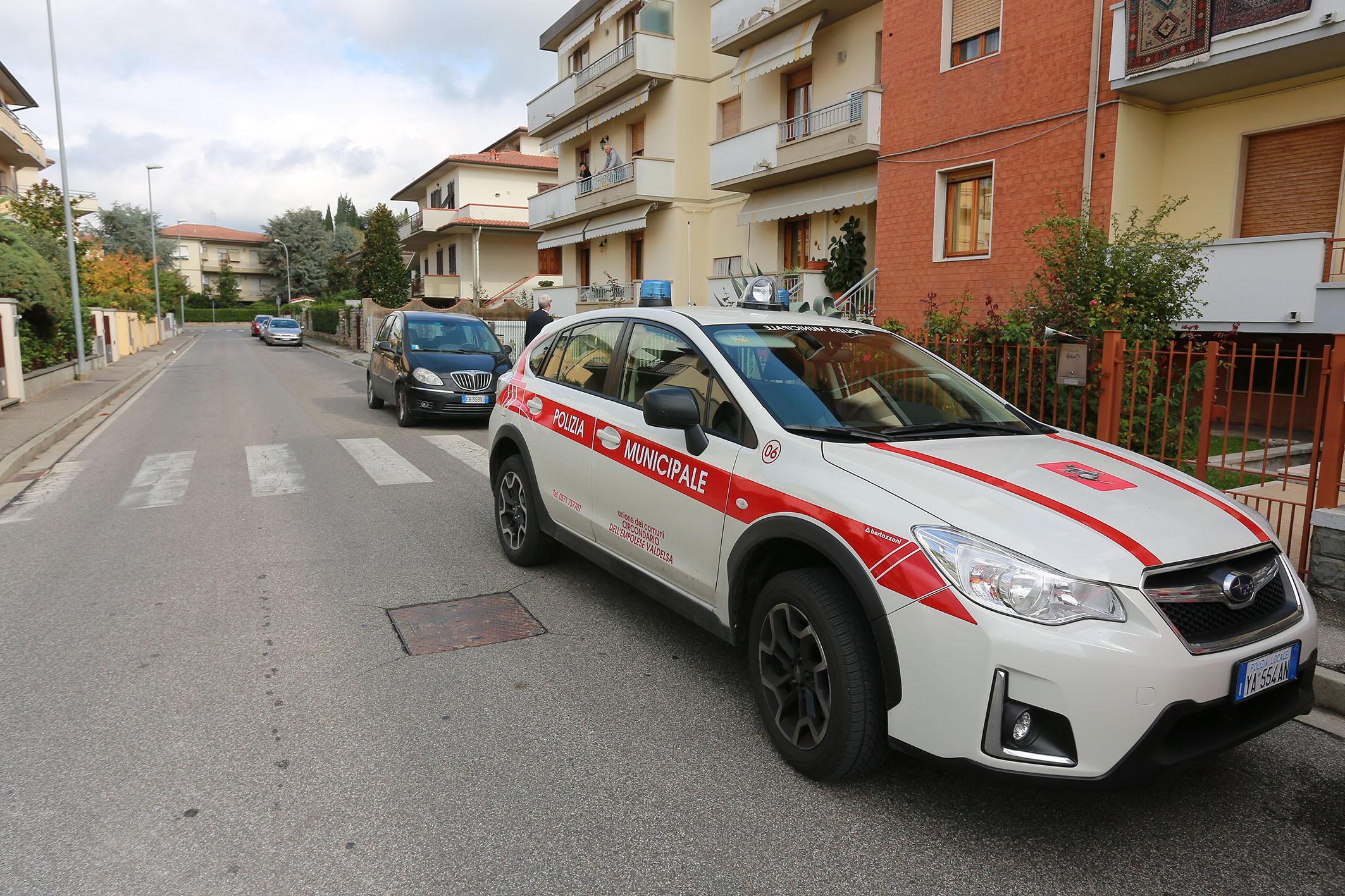 Il luogo in cui è avvenuto l'incidente (foto agenzia Sestini)