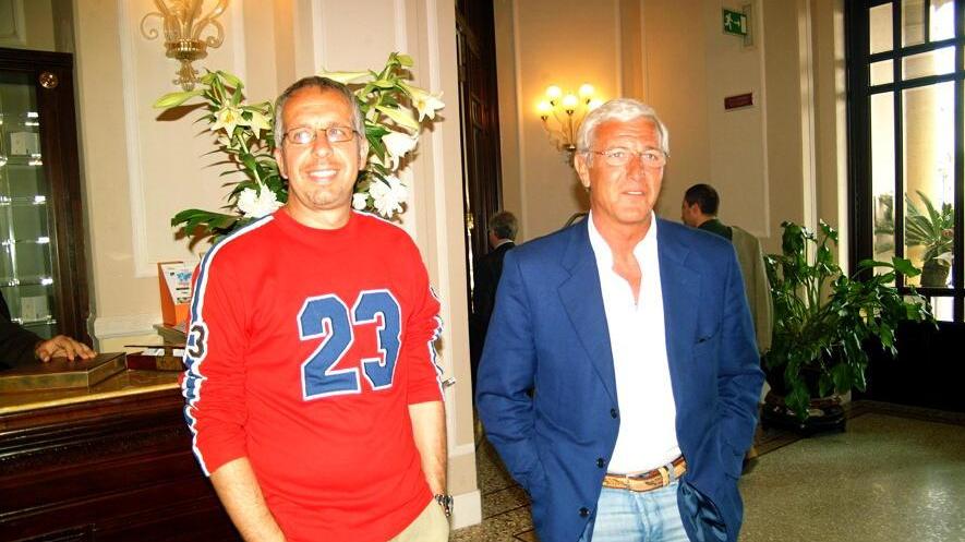 Marcello Lippi insieme a Massimiliano Maddaloni al Principe di Piemonte