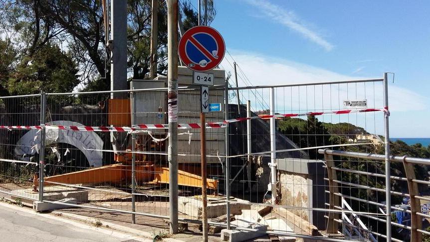 Ascensore al Quercetano è ripartito il cantiere