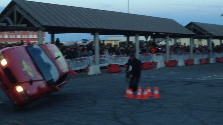 Piaggio day, musica e stuntman