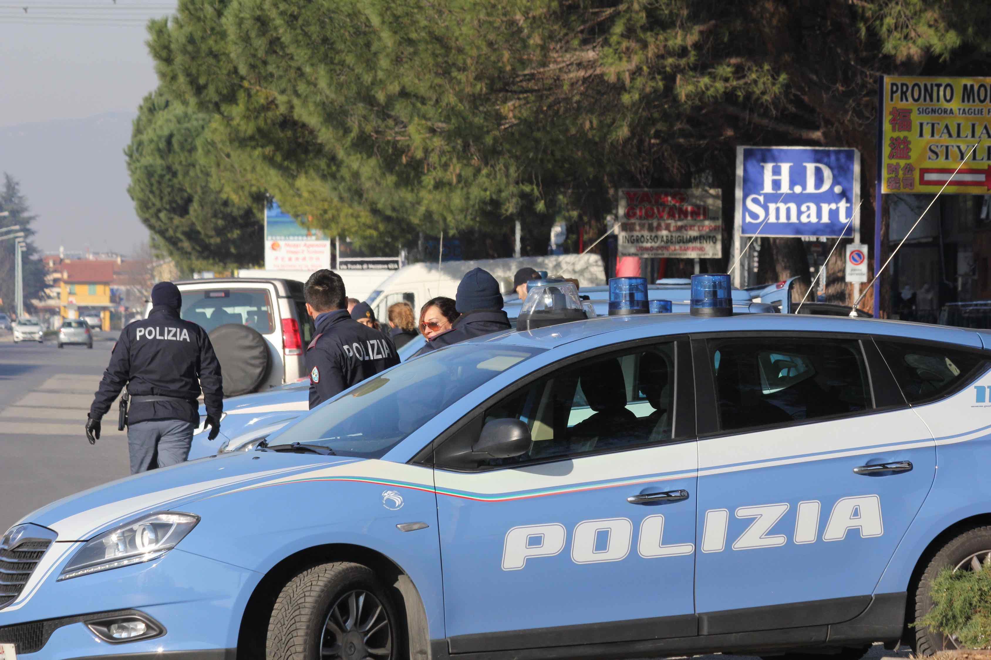 Una volante della polizia