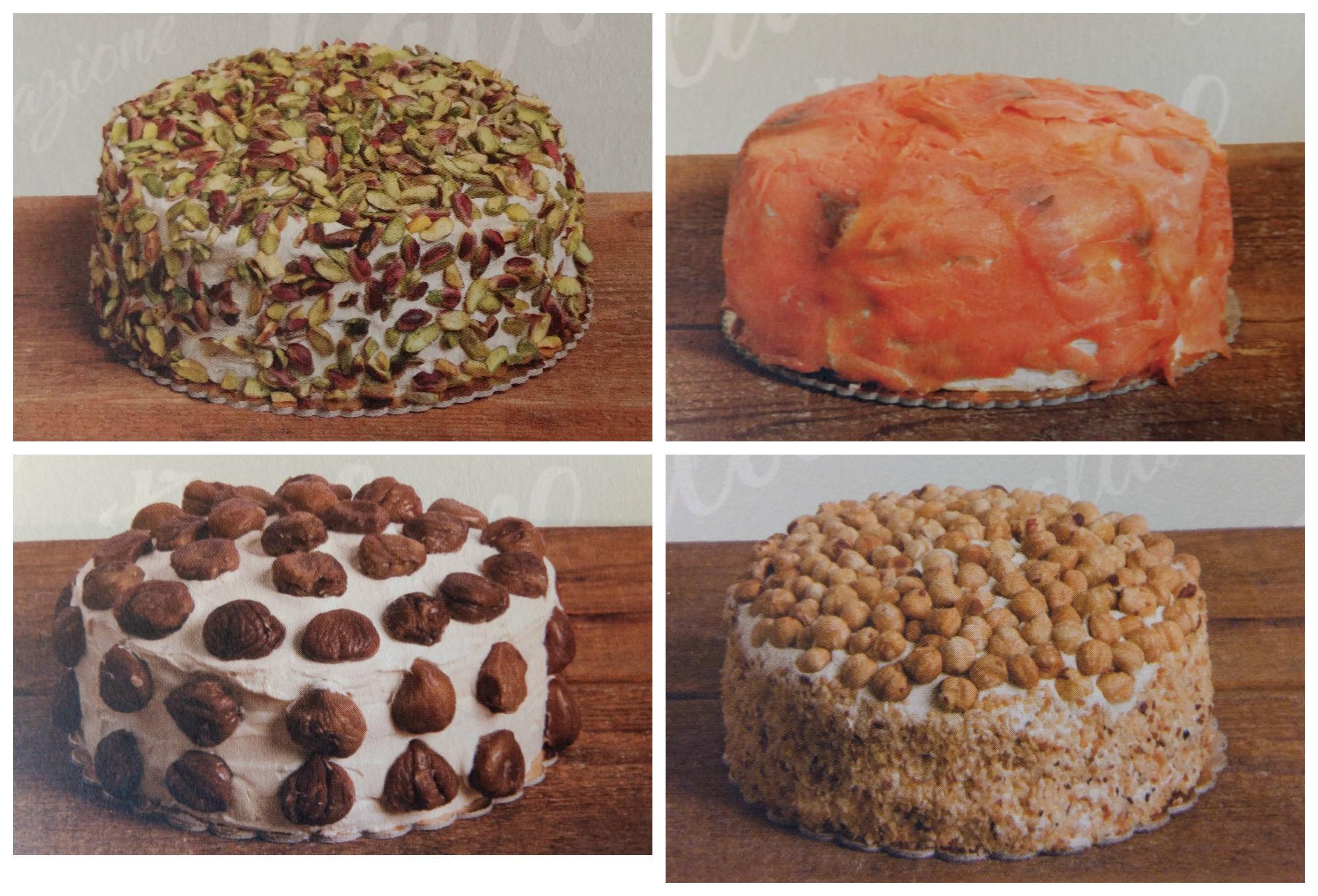 Alcune varietà di Torta Mascarzola