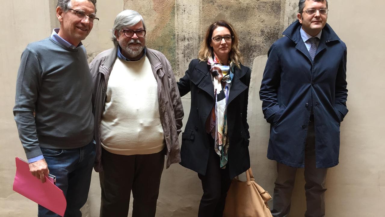 Da sinistra Walter Bernardi, Massimo Smuraglia, Ilaria Bugetti, Simone Mangani