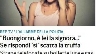 La nostra campagna sulla home page di Repubblica.it