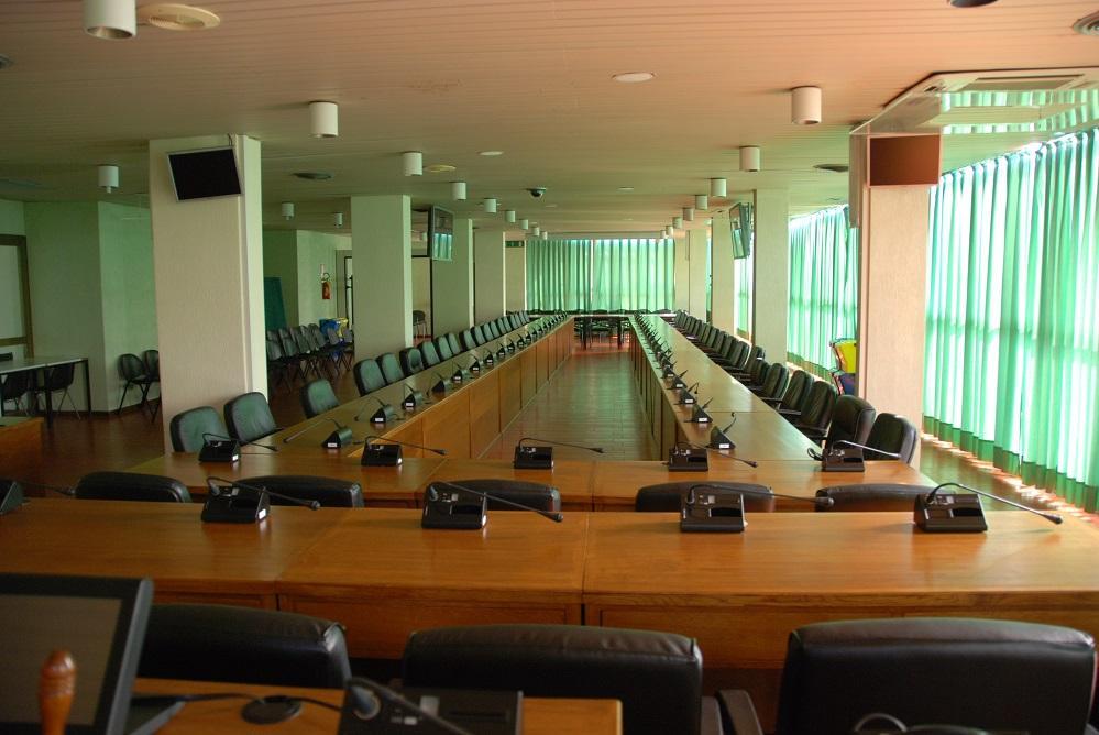 L'aula del consiglio comunale