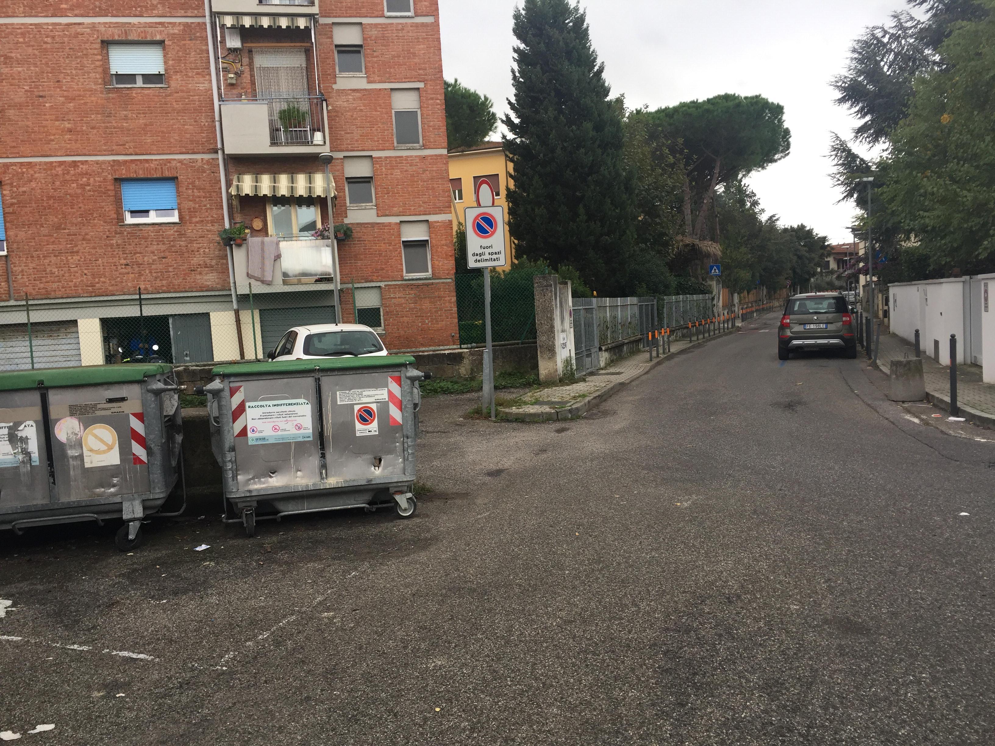 Uno scorcio di via Possenti