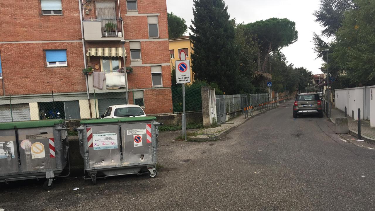 Uno scorcio di via Possenti