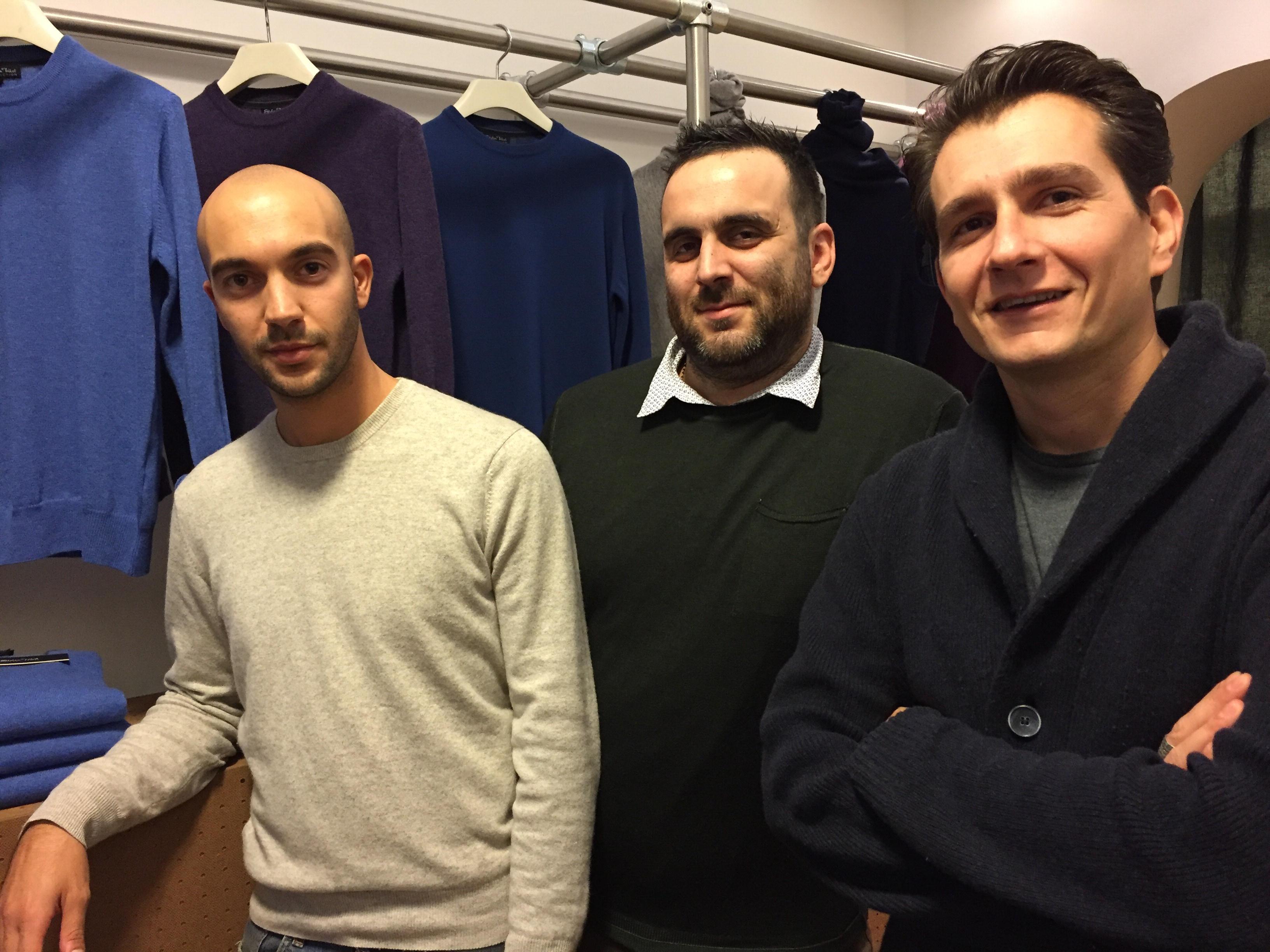 Da sinistra Alessio Faggi, Renzo Breschi e Giovanni Gramigni