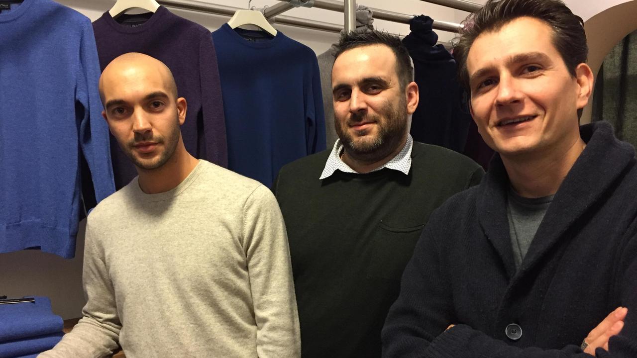 Da sinistra Alessio Faggi, Renzo Breschi e Giovanni Gramigni