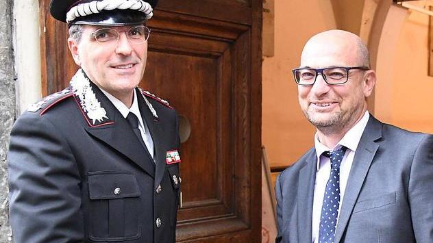Il comandante provinciale dei carabinieri in visita al Comune di Pontedera