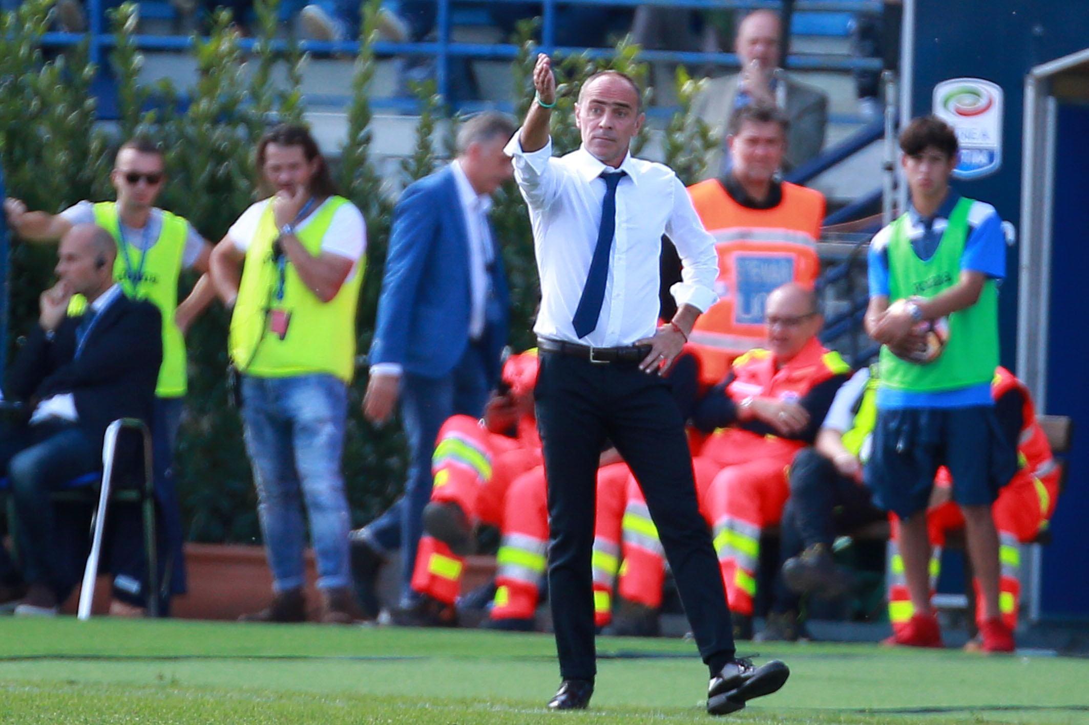 Il tecnico azzurro Giovanni Martusciello (foto agenzia Carlo Sestini)