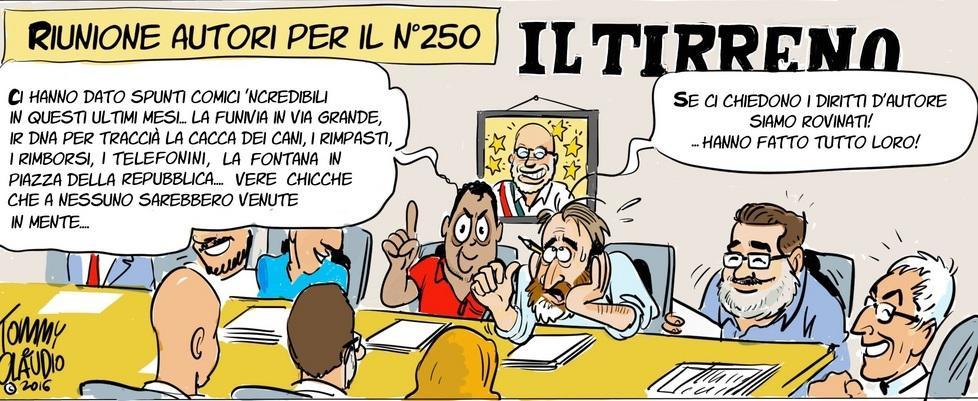 La Tracina ha già 'punto' 250 volte e festeggia con Il Tirreno