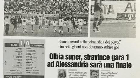 Olbia contro Alessandria, quel ricordo da cancellare