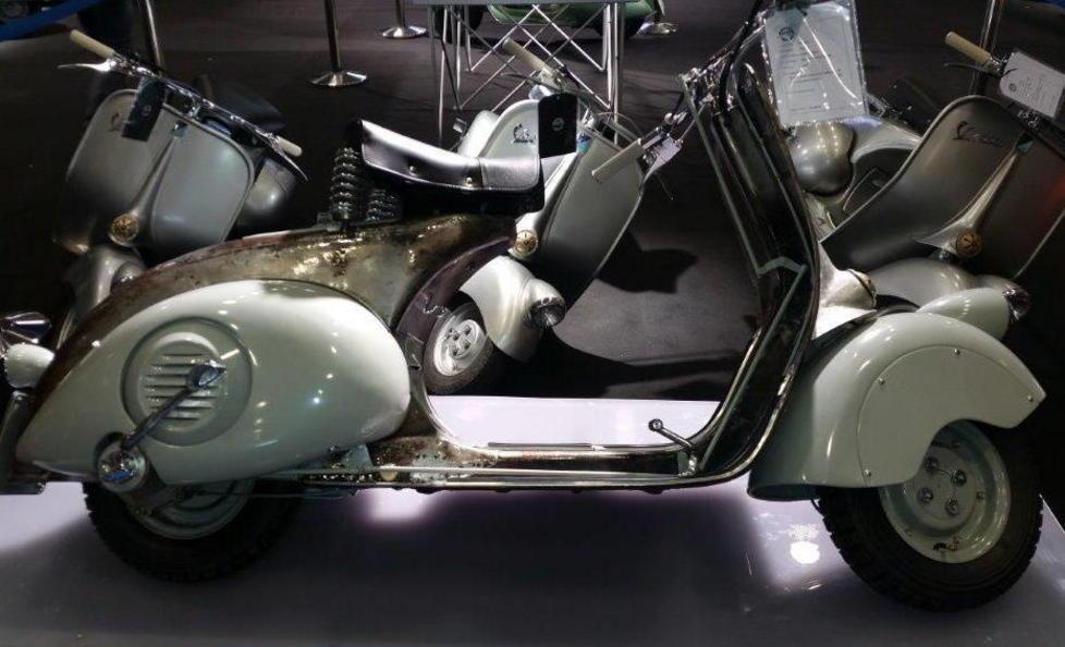 Esposta a Padova la Vespa numero 3 da 220mila euro 