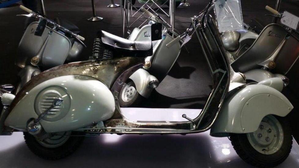 Esposta a Padova la Vespa numero 3 da 220mila euro