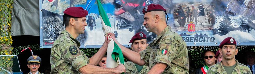 Cambio al vertice del 185° Reggimento