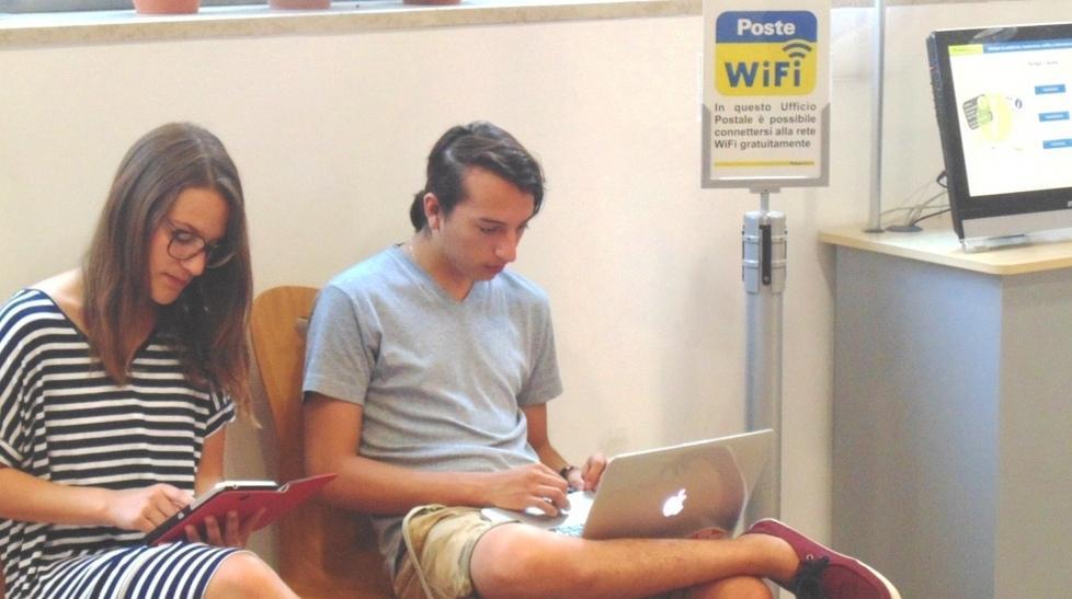 Accesso Wi Fi gratuito nella sede delle poste centrali 
