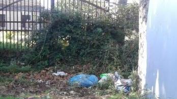 Tolta la sporcizia accanto al cimitero