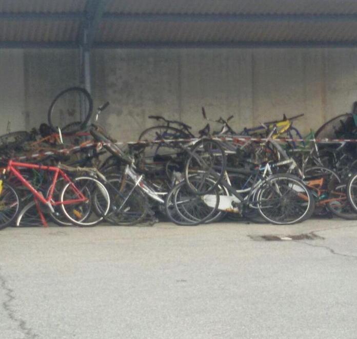 Bici rottamate o riciclate
