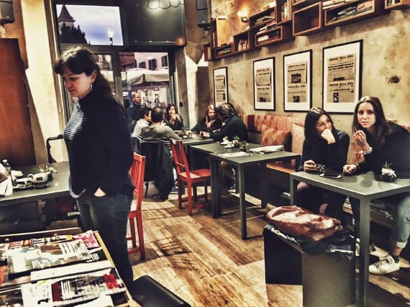 L'interno del Caffè Bacchino