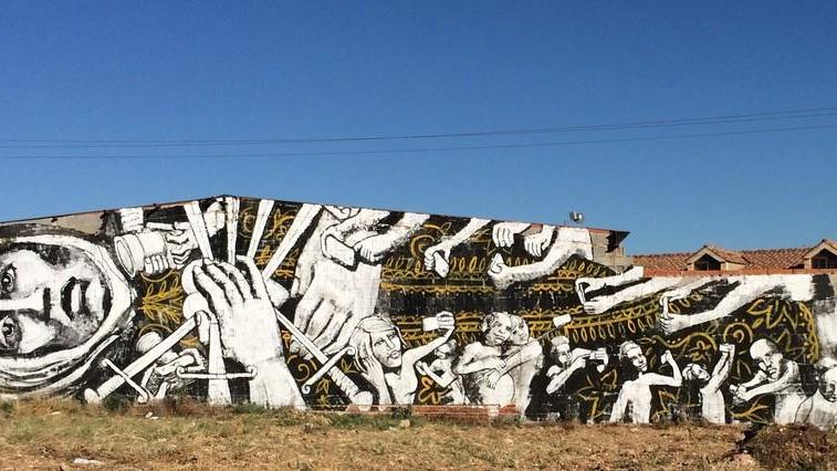 Street art: “La Madonna dell’Adesso”, il viaggio del Collettivo Fx