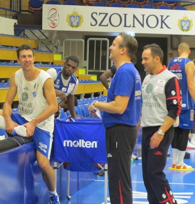 Clima sereno durante l’allenamento di ieri in Ungheria