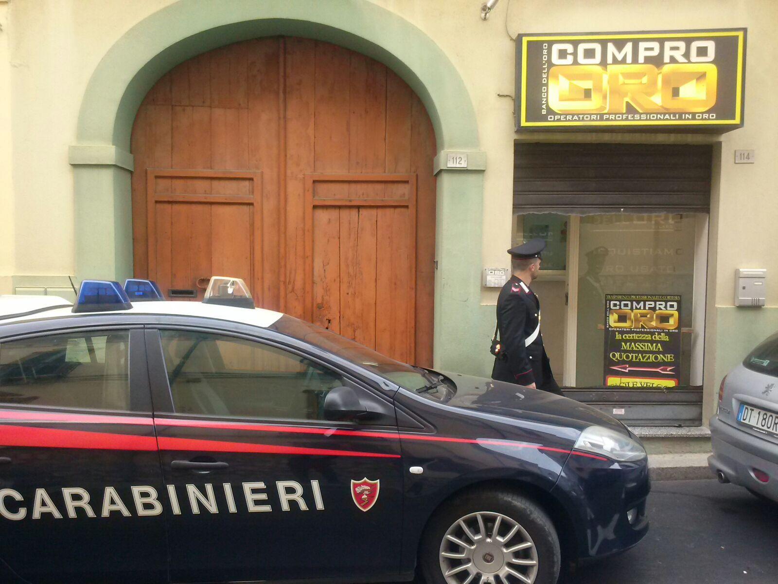 Selargius, furto notturno al compro oro: bottino 50mila euro