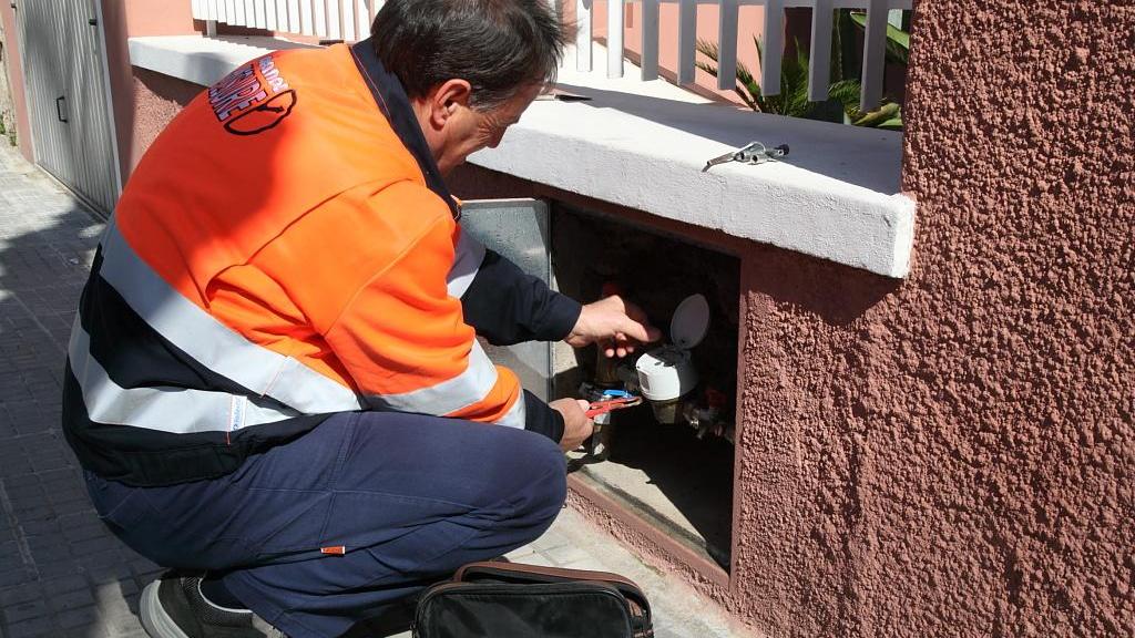 Lettura di un contatore di Abbanoa