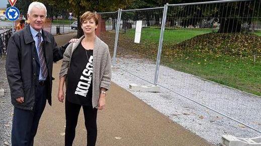 Porta Elisa, pronto il marciapiede