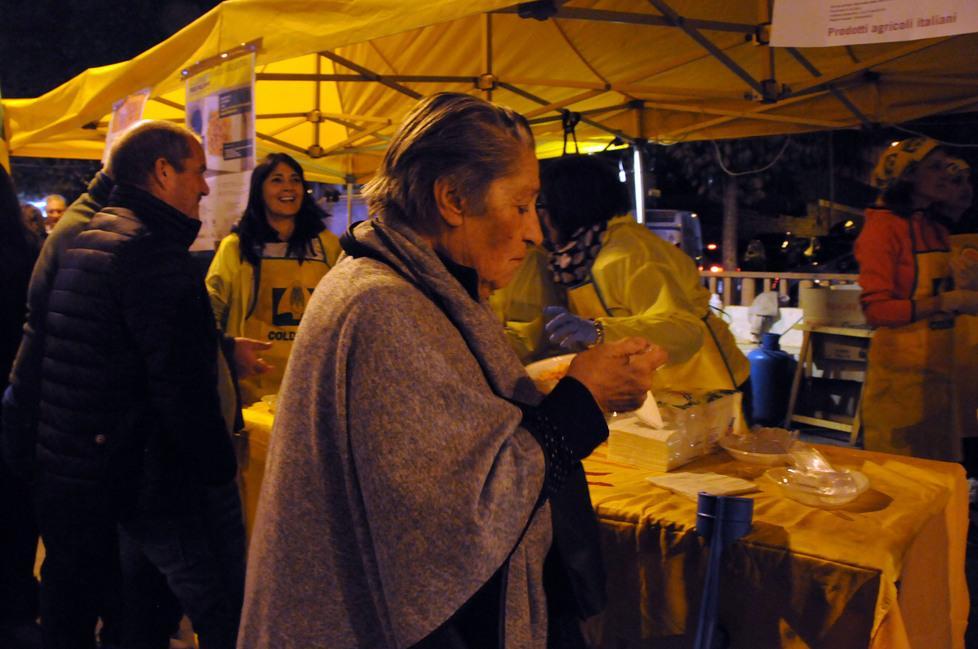 Coldiretti, l’amatriciana della solidarietà 