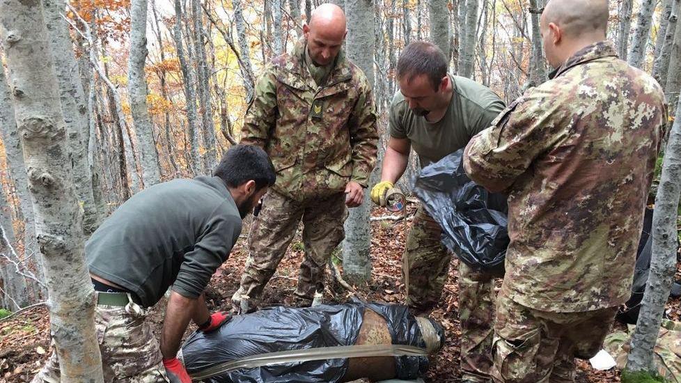 Bomba nei boschi, arriva l’esercito