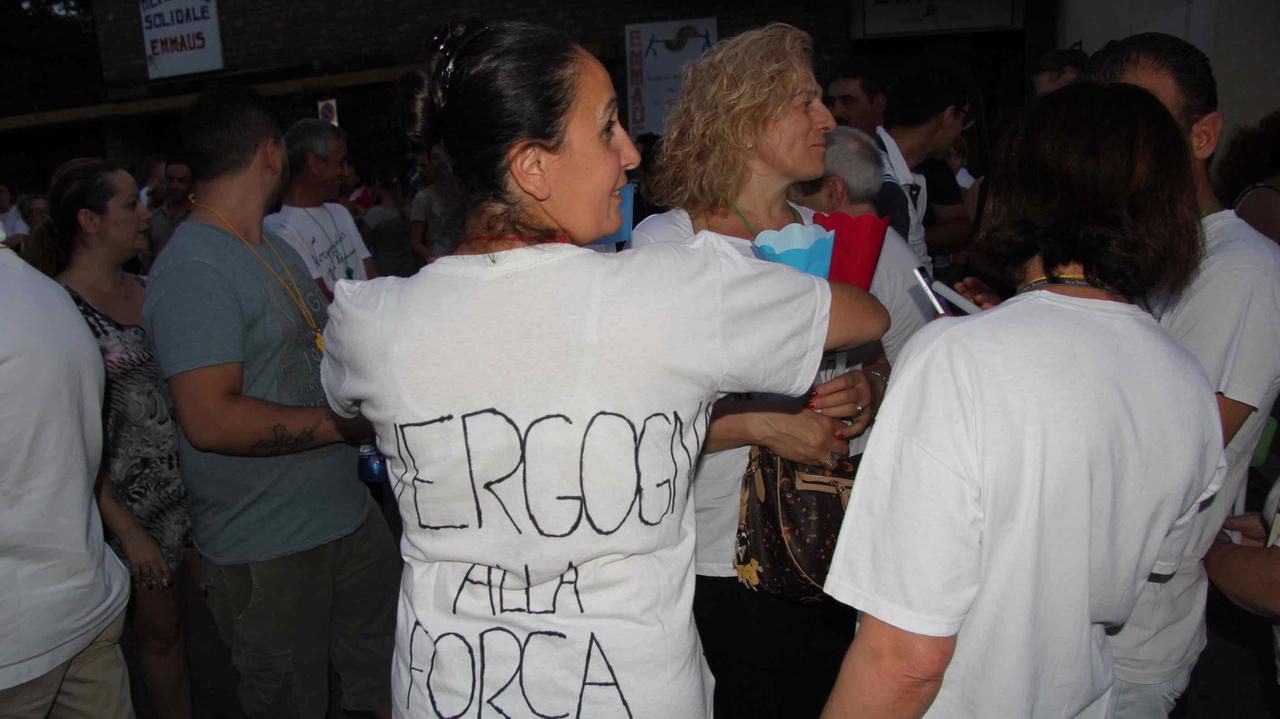 Una delle manifestazioni dopo che il caso di maltrattamenti divenne pubblico
