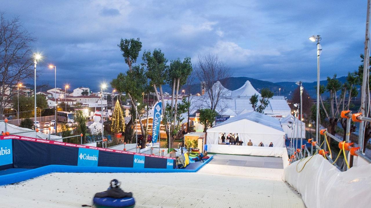 La pista da sci del Firenze winter park: quella ferrarese avrà una curva