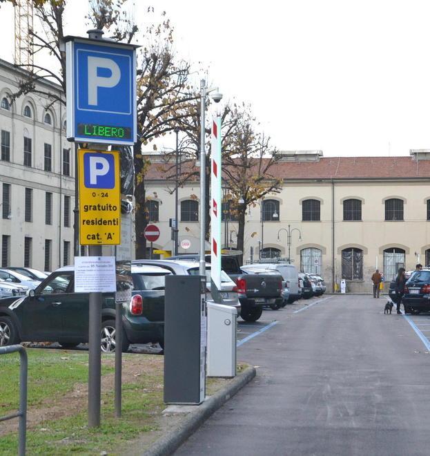Stalli blu disponibili per i residenti