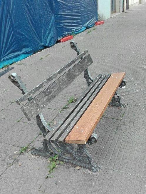 La panchina di Sant’Efisio la riparano i cittadini