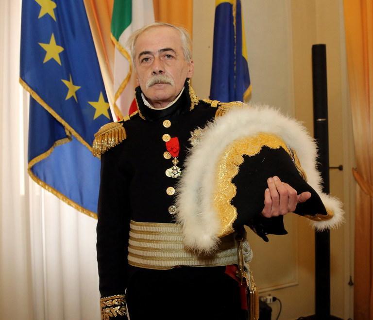 Napoleone a Palazzo con i soldati dell’Armata 