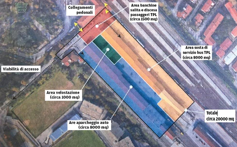 La stazione centrale trasformata in un hub della mobilità pubblica