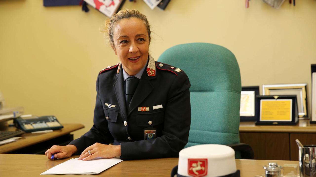 La comandante della Polizia municipale, Michela Cupini (Foto Nucci)