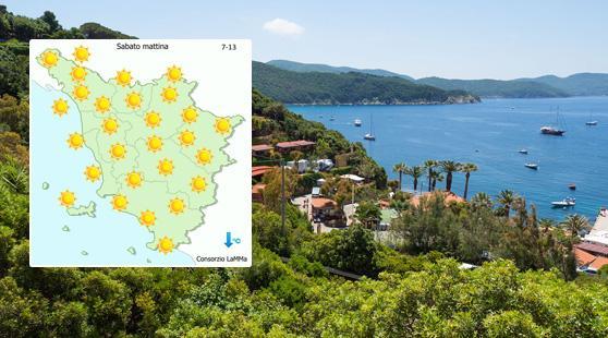 Meteo in Toscana, week end e ponte con il sole