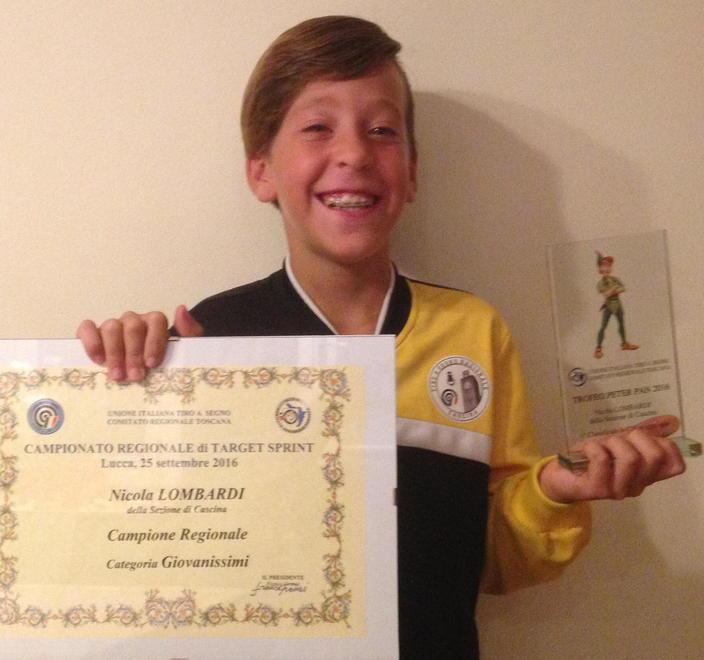 Nicola Lombardi campione regionale 
