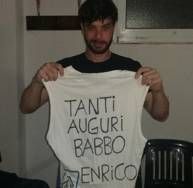 La dedica speciale di bomber Ale 