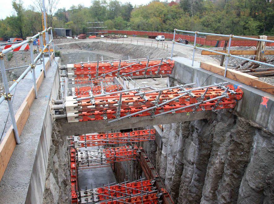 Impianti interrati e un lago da un milione di metri cubi