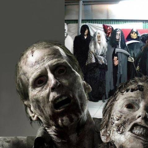 Una foto del manifesto per la festa degli zombie