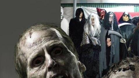 Una foto del manifesto per la festa degli zombie