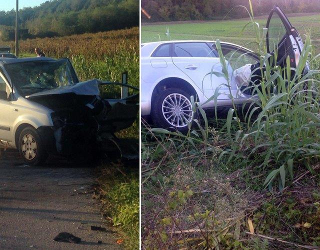 Le due auto coinvolte (foto Agenzia Sestini)