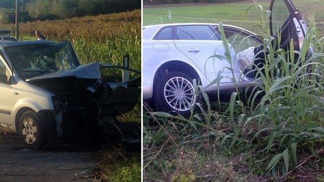 Le due auto coinvolte (foto Agenzia Sestini)
