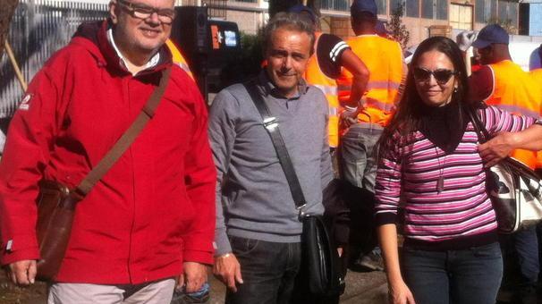 La prima squadra a chiamata pulirà via Perugia